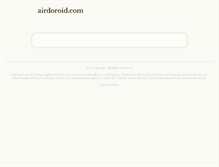 Tablet Screenshot of airdoroid.com